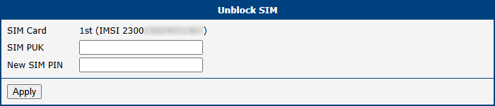 Unblock SIM Card
