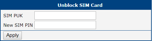 Unblock SIM Card