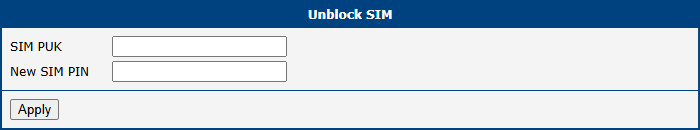 Unblock SIM Card