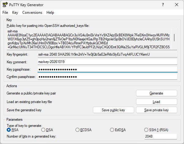 Key generation