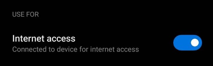 Internet access