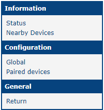 Module menu
