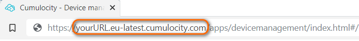 Get the server address