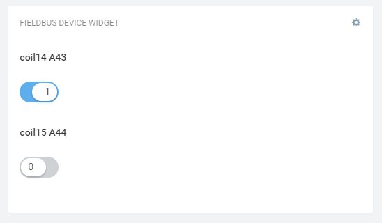 Cockpit widget