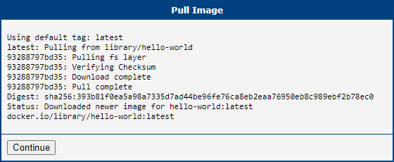Hello World — Image Pull