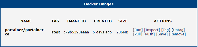 Portainer — Image Ready