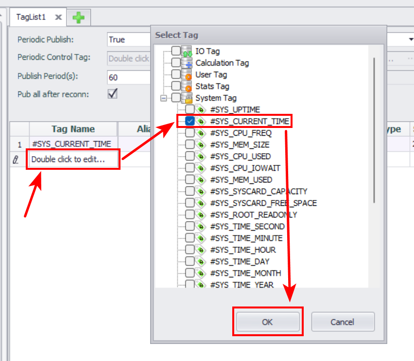 Simple MQTT Tag List