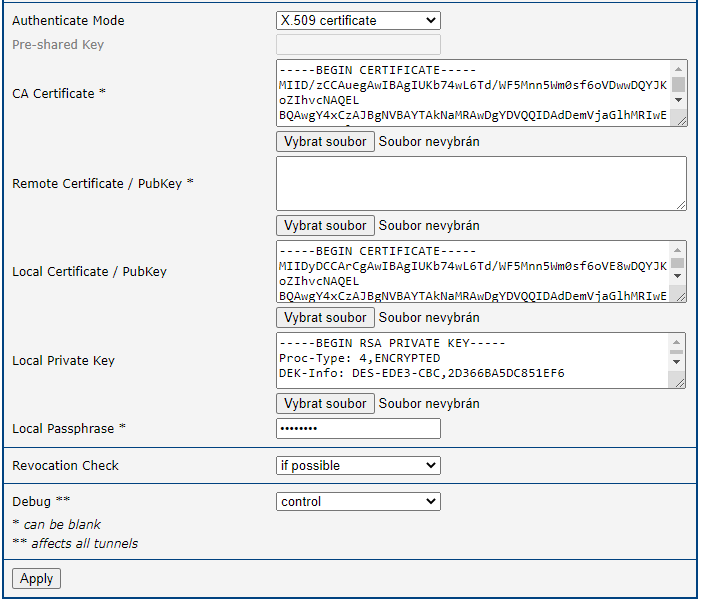 IPsec Router B configuration Part 3