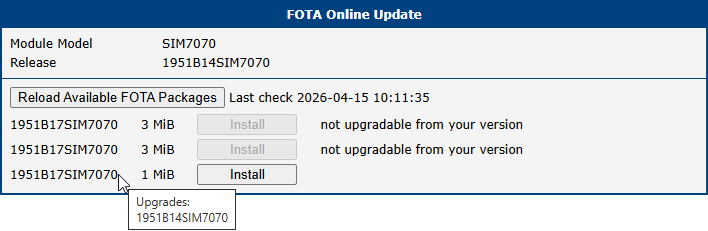 Update Page