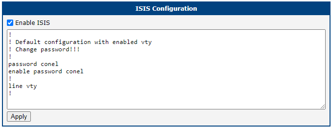 IS-IS Configuration