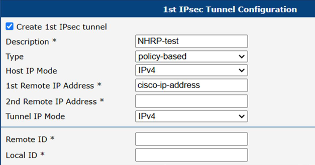 Spoke2 IPsec Configuration Part 1