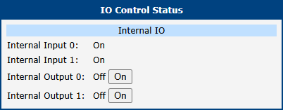 IO control overview page