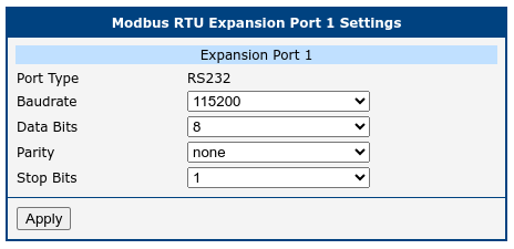 Modbus RTU