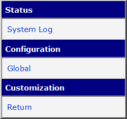 Main menu