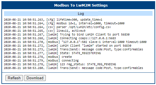Log Example