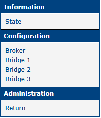 Router App Main Menu