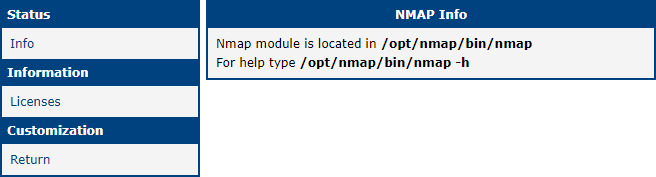 Web interface
