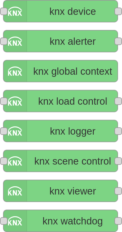Additional KNX nodes