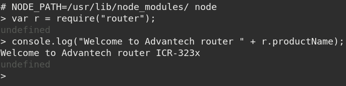 Loading the Node.js Node
