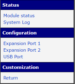 Router app menu