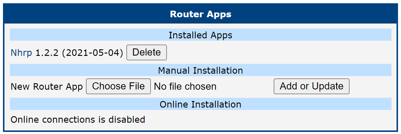 Router Apps