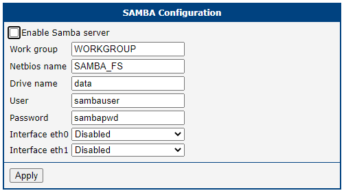 Configuration