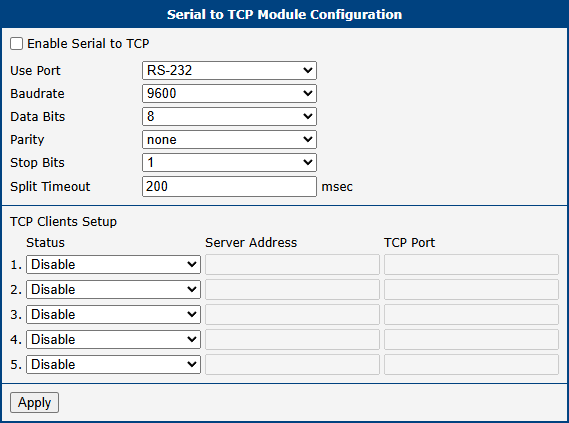 Configuration