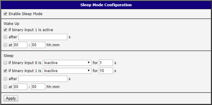 SmartFlex configuration
