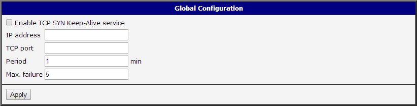Global configuration