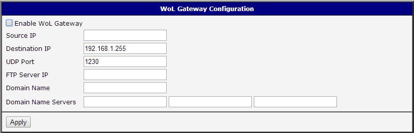 Configuration form