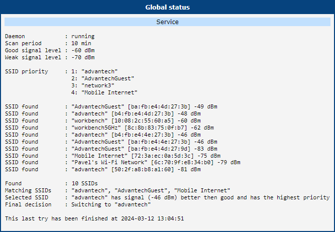 WiFi SSID Switch Overview